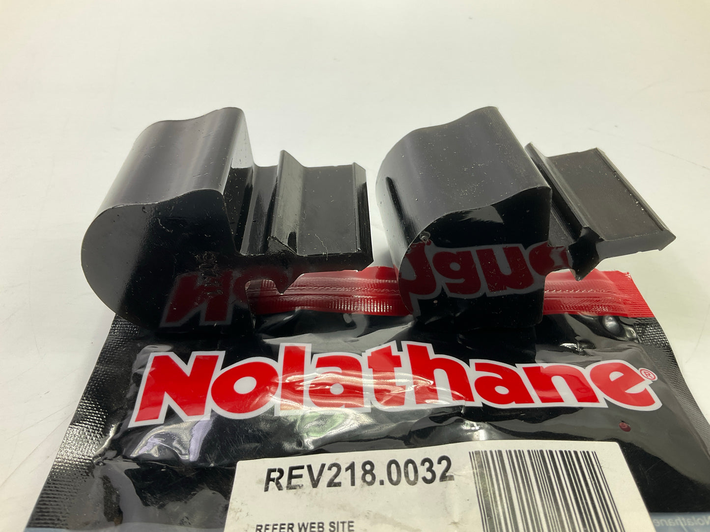 Nolathane REV218.0032 Front Upper Bump Stops, Black, Poly, PAIR