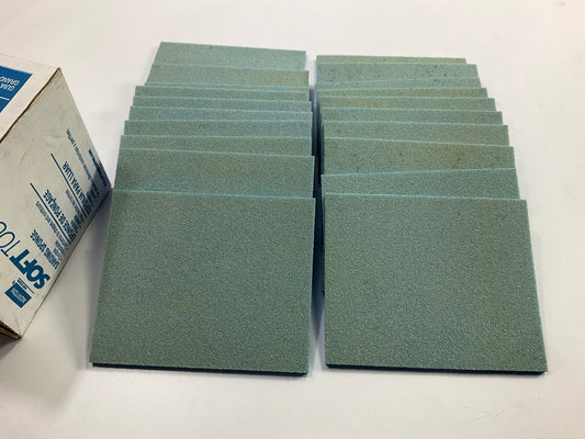 Norton 03074 SoftTouch Medium Grit Sanding Sponge, 4-1/2'' X 5-1/2'', Box Of 20