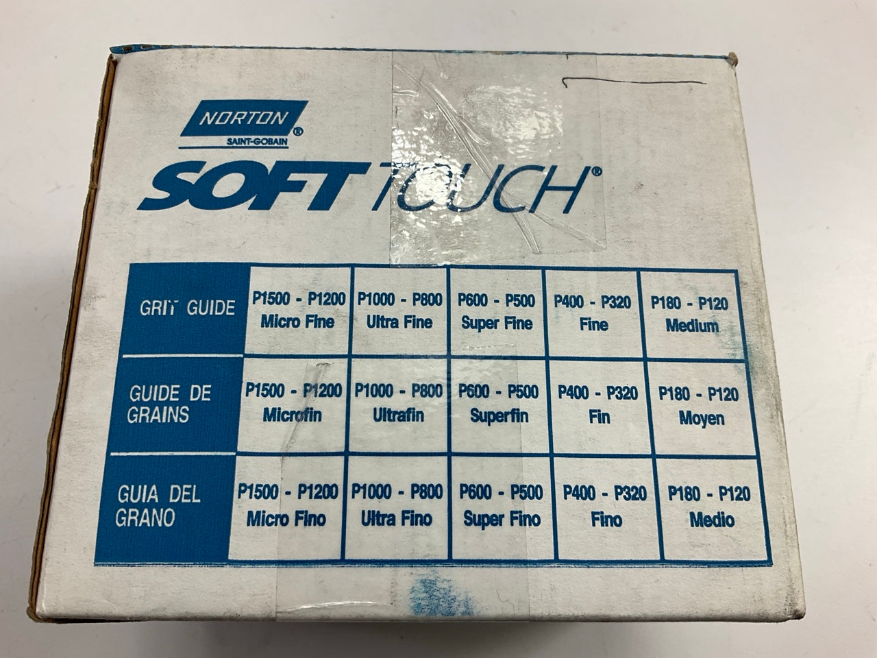 Norton 03074 SoftTouch Medium Grit Sanding Sponge, 4-1/2'' X 5-1/2'', Box Of 20