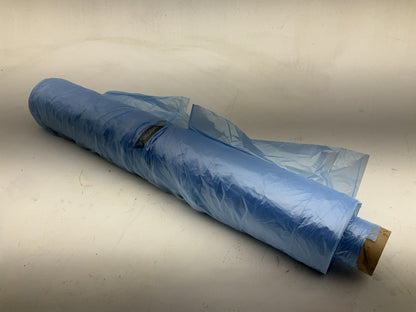Norton 03345 16'' X 350 Feet Paintable Sheeting Blue, Blue Plastic Sheeting