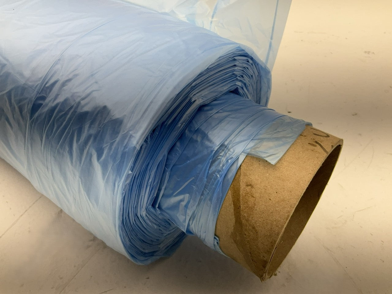 Norton 03345 16'' X 350 Feet Paintable Sheeting Blue, Blue Plastic Sheeting