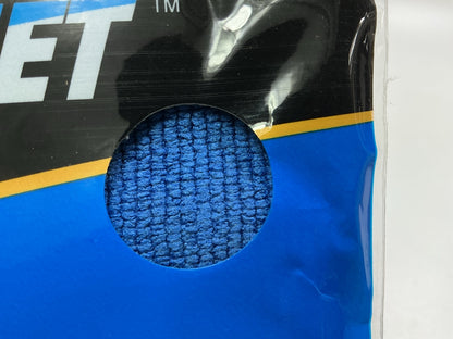 (5) Norton 04402 Microfiber Cleaning Cloth, 16'' X 16'', Lint-Free, Reusable, Blue