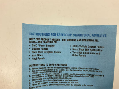 Norton 04615 SPEEDGRIP Urethane Structural Adhesive (220 Ml), EXP 10-29-2026
