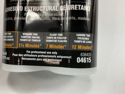 Norton 04615 SPEEDGRIP Urethane Structural Adhesive (220 Ml), EXP 10-29-2026