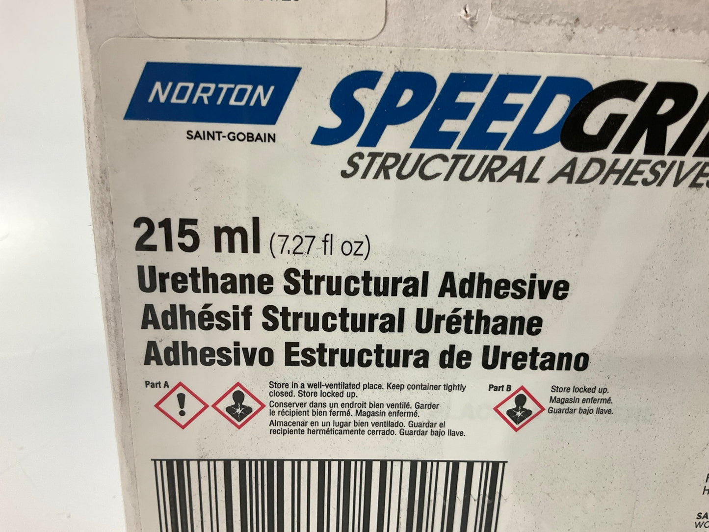 EXPIRED (4) Norton 04616 Speed Grip 5 Minute Structural Adhesive Urethane 215 Ml