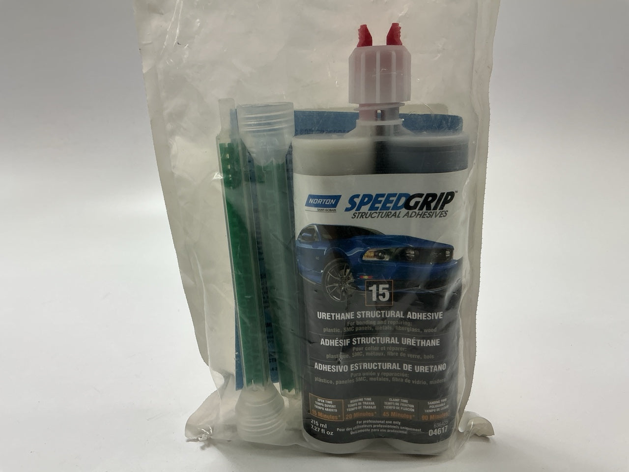 Norton SPEEDGRIP 04617 Structural Adhesive (220 Ml)  EXPIRES 07-2026