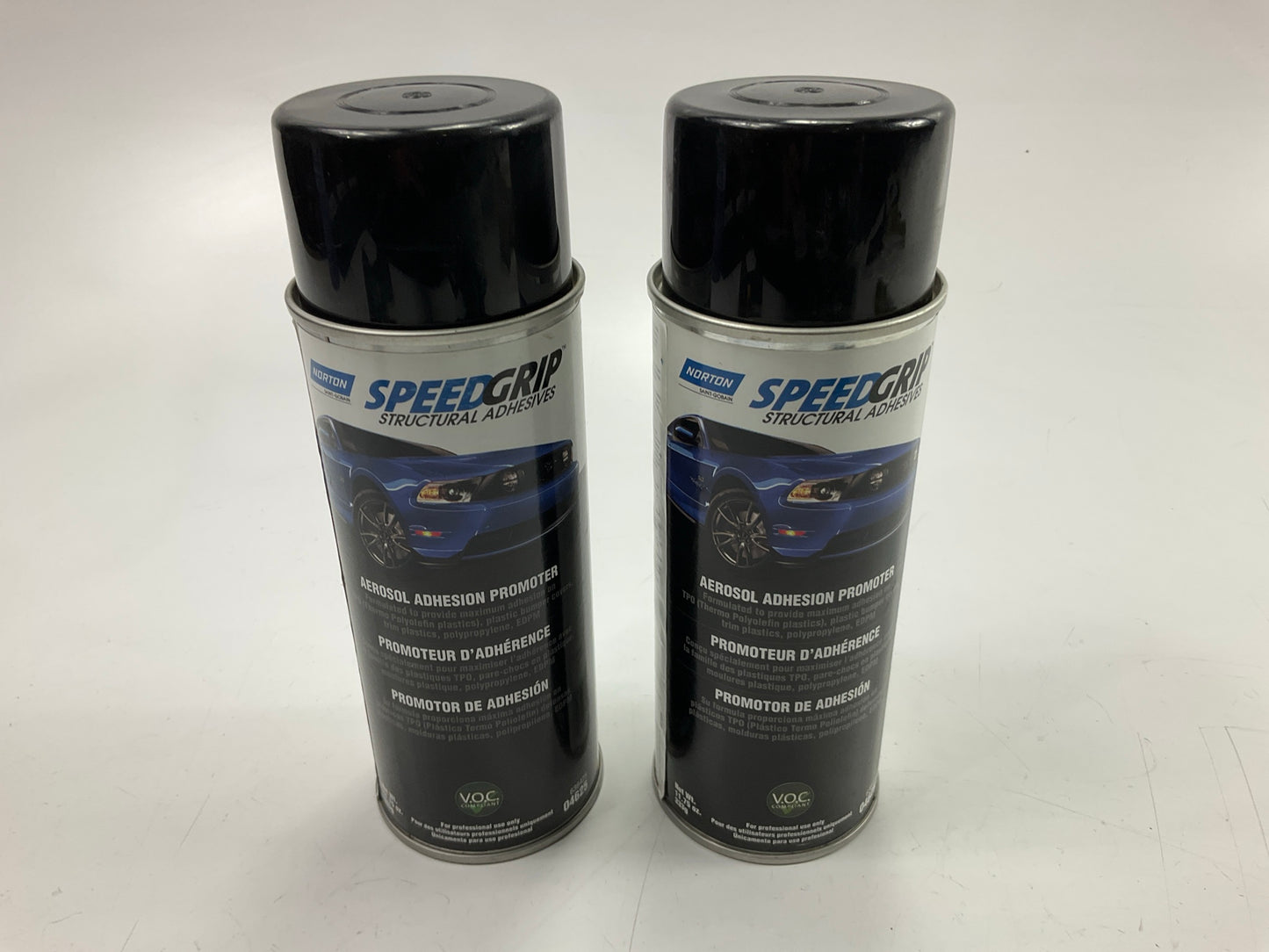 (2) Norton 04625 Aerosol Adhesion Promoter For Plastic Automotive Parts 11.75 Oz