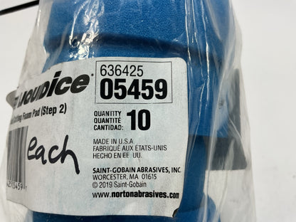 (8) Norton 05459 3'' Medium Liquid Ice Pads 5459 Buff Buffing Polish Polishing