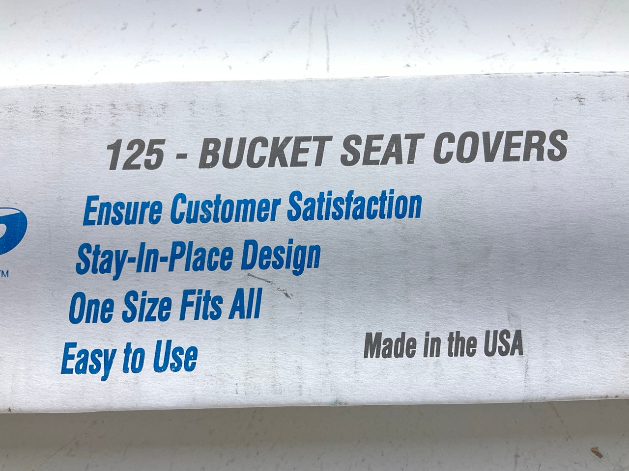 Norton 05921 Blue Wrap 32 In. Protective Bucket Seat Cover (125 Count)