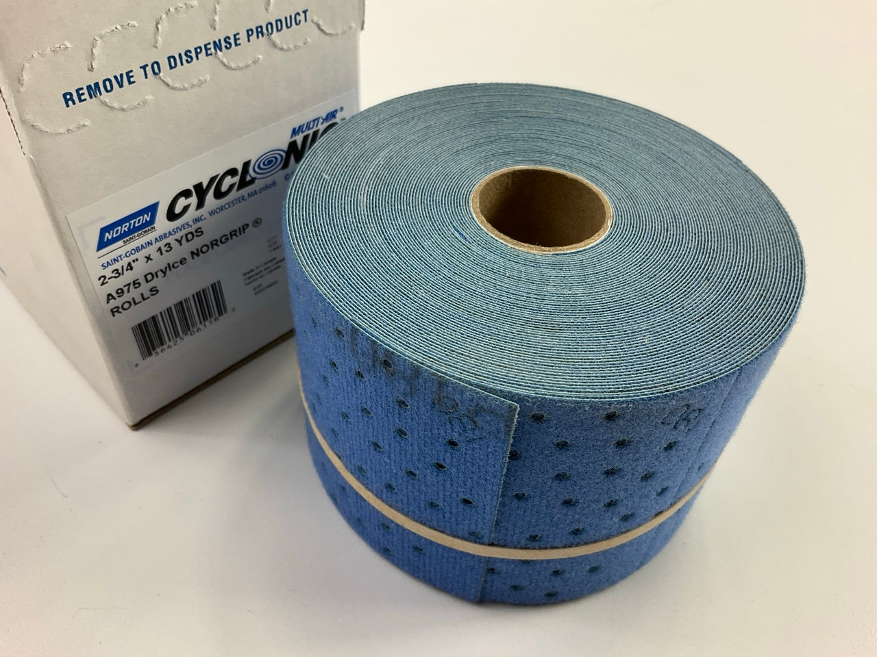Norton 06118 DryIce Multi Air Cyclonic A975 Sanding NorGrip Sheet Roll P180 Grit