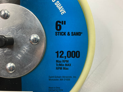 Norton 06127 6'' Disc Back Up Polishing Buffing Pad Soft, Low Profile