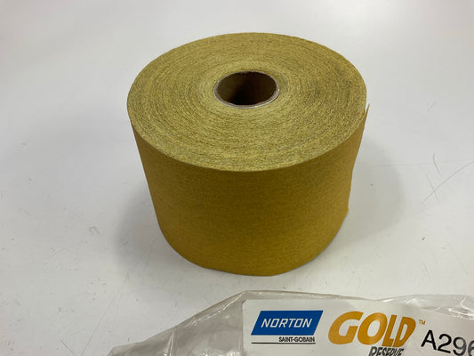 NORTON 06151 PSA Gold Reserve Sanding Sheet Roll, P150 Grit, 2-3/4'' X 25 Yard