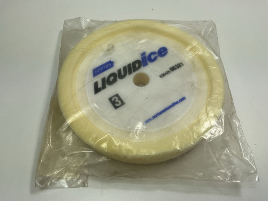 Norton 06381 Buffing / Polishing Waffle Pad, 8 Inch Diameter, Foam Pad, White