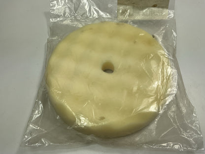 Norton 06381 Buffing / Polishing Waffle Pad, 8 Inch Diameter, Foam Pad, White