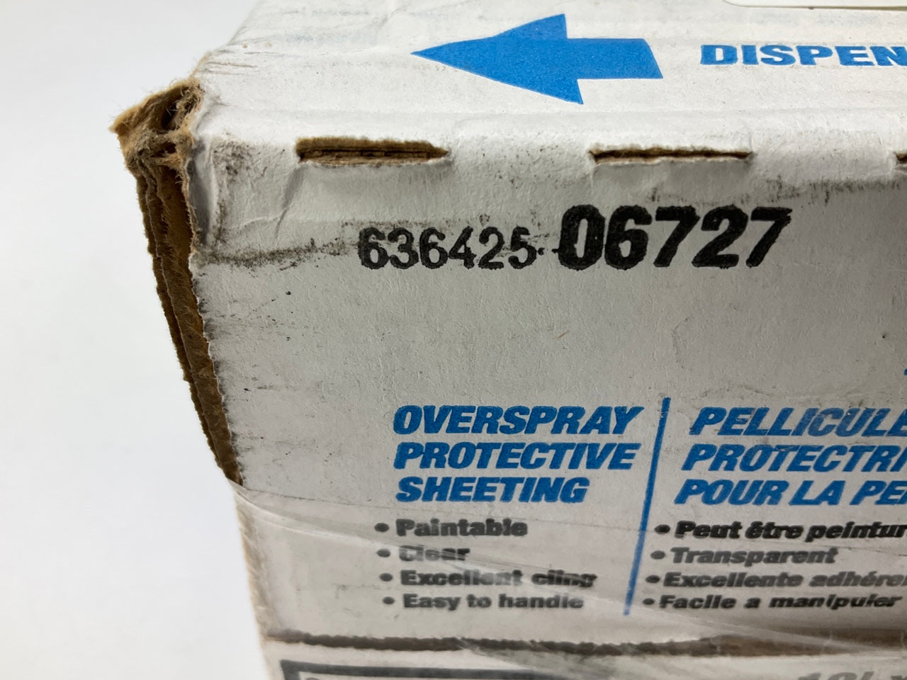 Norton 06727 Paint Masking Plastic Film Overspray Sheeting 12 Ft X 400 Ft