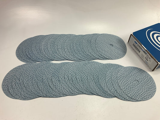 Norton 07778 A975 Series NorGrip Sanding Disc, 6'', P280 Grit, 50 Discs / Box