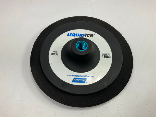 Norton 42080 8'' NorGrip Back-Up Pad 5/8''-11 For 8'' Wool Buffing Pad Bonnet