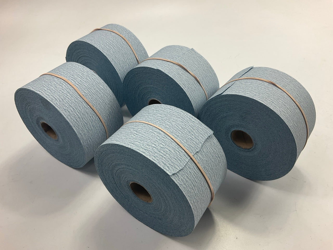 (5) Norton 49562 DryIce A975 Series Sanding Sheet Roll 2-3/4'' X 45 Yd P180 Grit