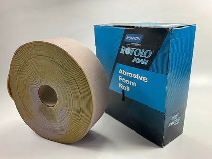 Norton 57608 Rotolo A275 Sanding Foam Pad Roll 4-1/2'' X 82 Feet, P400 Grit