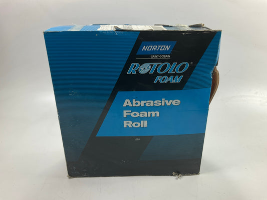 COSMETIC DAMAGE Norton 57612 Rotolo Sanding Foam Pad Roll 4-1/2''x 82' P600 Grit