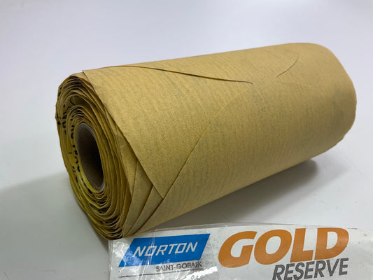 Norton 83822 Sanding Disc Roll, 6'', P320 Grit, PSA, 100 Disc / Per Roll