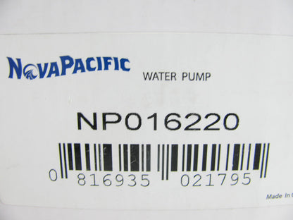 Novapacific NP016220 Engine Water Pump For 2009-2013 Kia 2.0L 2.4L-L4