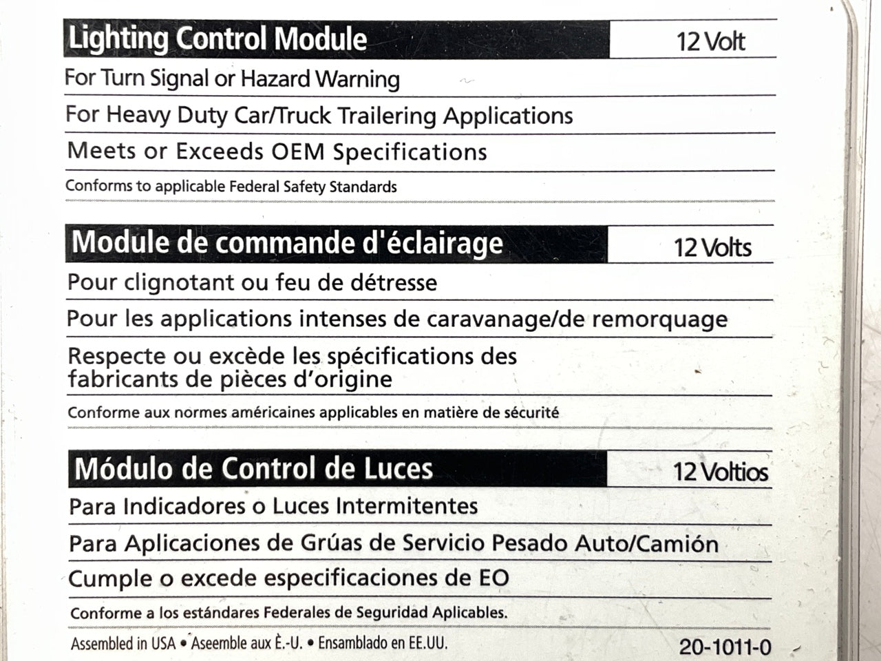 Novita LM487 Hazard Warning Flasher