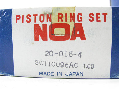 NPR Engine Piston Ring  SWI10096 1.00 O/s  For Various Isuzu,  GM,  1.9 SOHC