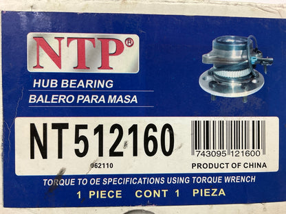 NTP NT512160 Rear Wheel Bearing Hub