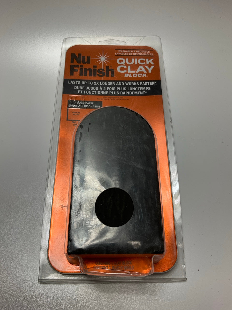 Nu Finish 150228 Quick Clay Block - Washable & Reusable