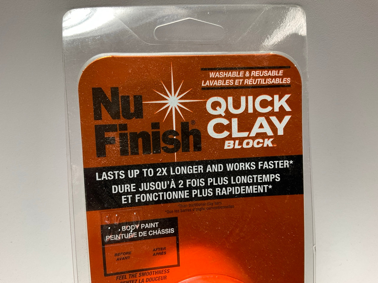 Nu Finish 150228 Quick Clay Block - Washable & Reusable