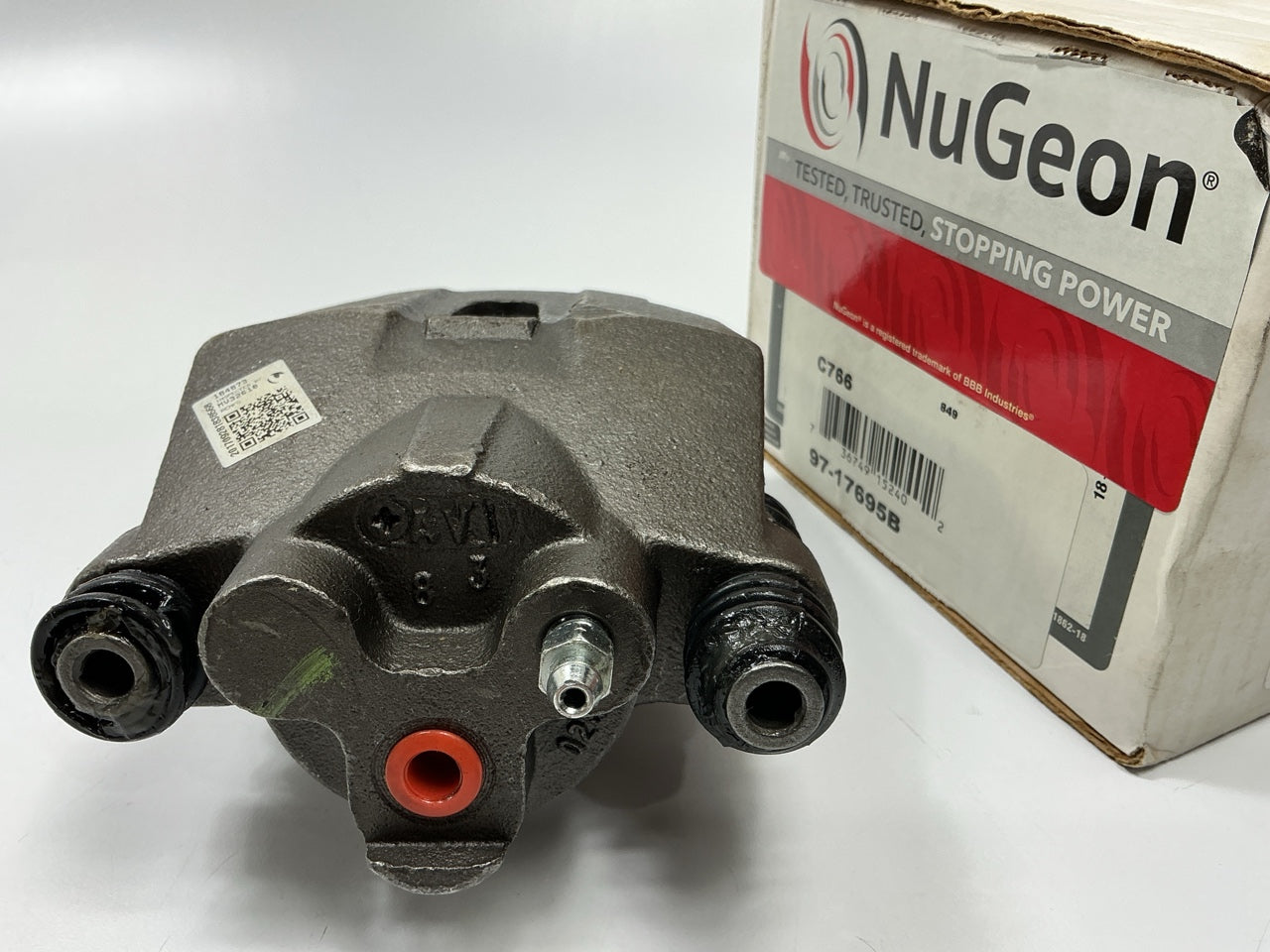 NO HARDWARE - REMAN. Nugeon 97-17695B Rear Left Brake Caliper