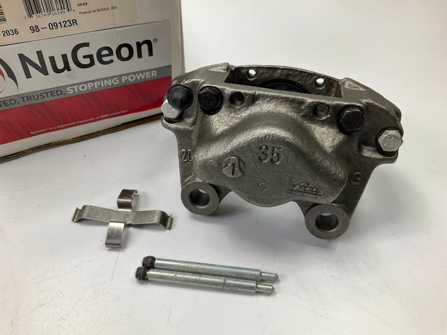 REMAN. Nugeon 98-09123R Rear Right Brake Caliper For 1999-03 Saab 9-3, 97-98 900