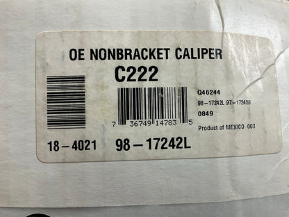 REMAN. Nugeon 98-17242L Front Left Disc Brake Caliper