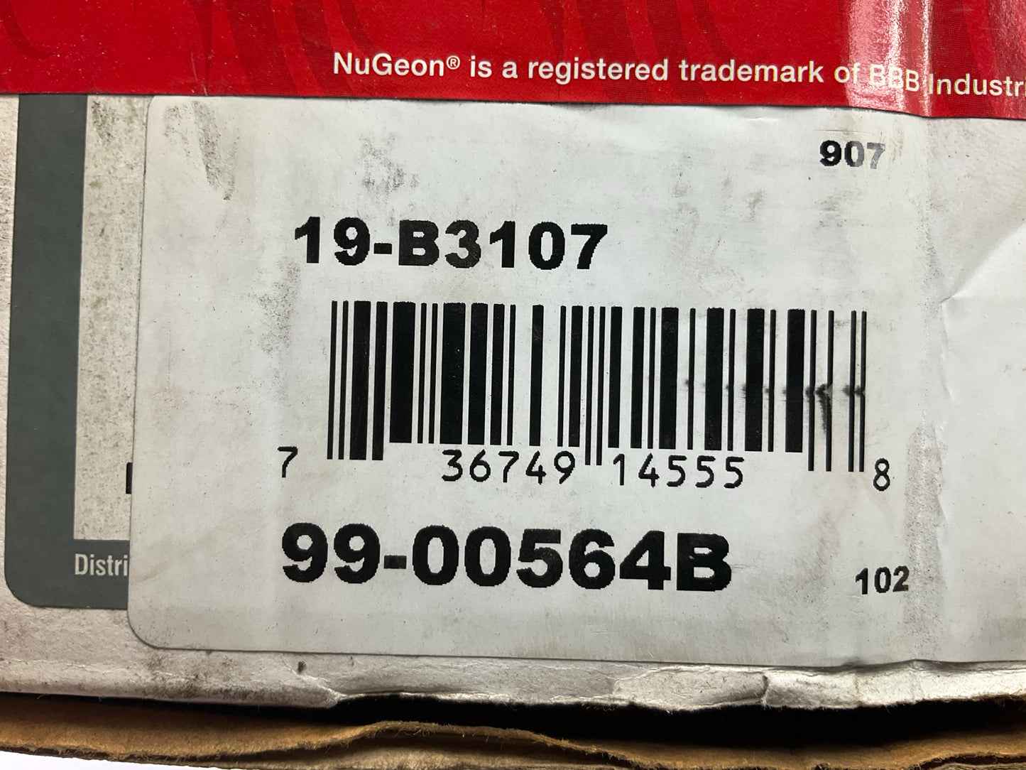 REMAN. Nugeon 99-00564B Front Right Brake Caliper For 2004-2017 Nissan Quest