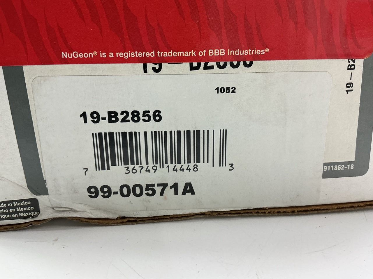 COMES AS SHOWN, AS IS - REMAN. Nugeon 99-00571A Rear Right Brake Caliper