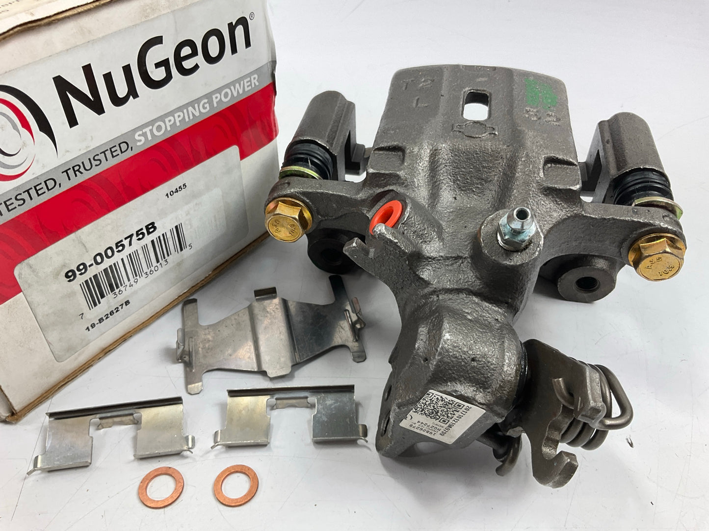 NO PARKING BRACKET - REMAN. Nugeon 99-00575B Rear Left Brake Caliper