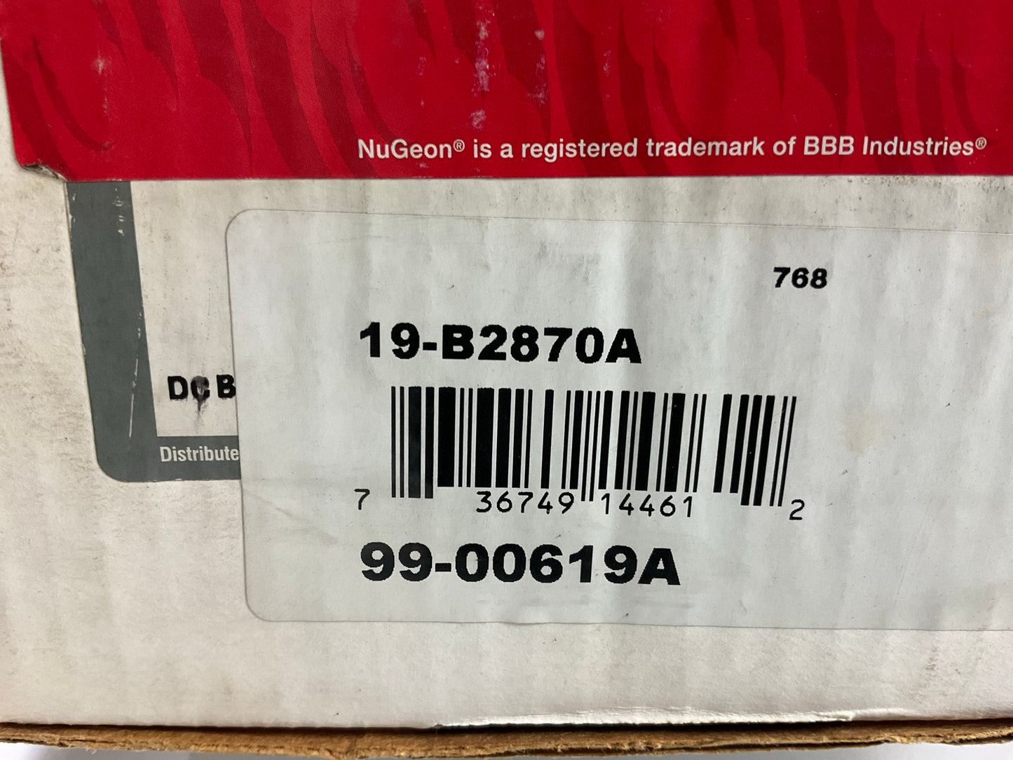 REMAN. Nugeon 99-00619A Front Left Disc Brake Caliper