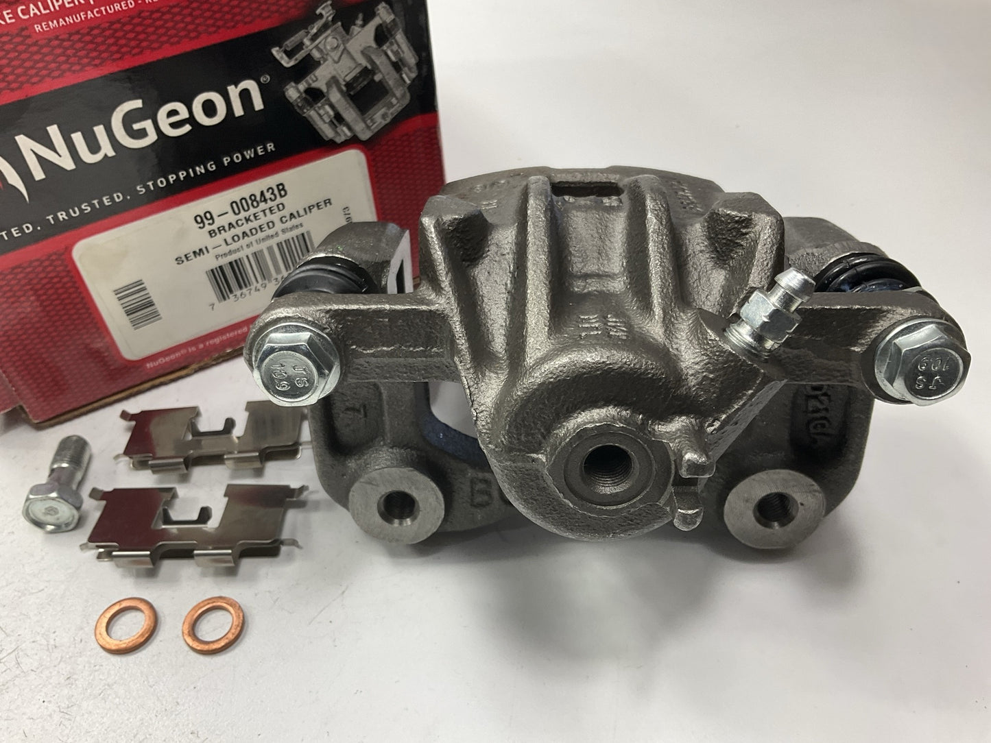 REMAN. Nugeon 99-00843B Rear Left Brake Caliper For 2006-2008 Hyundai Sonata