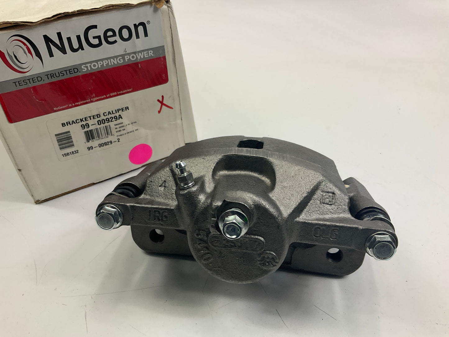 NO HARDWARE - REMAN. Nugeon 99-00929A Front Disc Brake Caliper