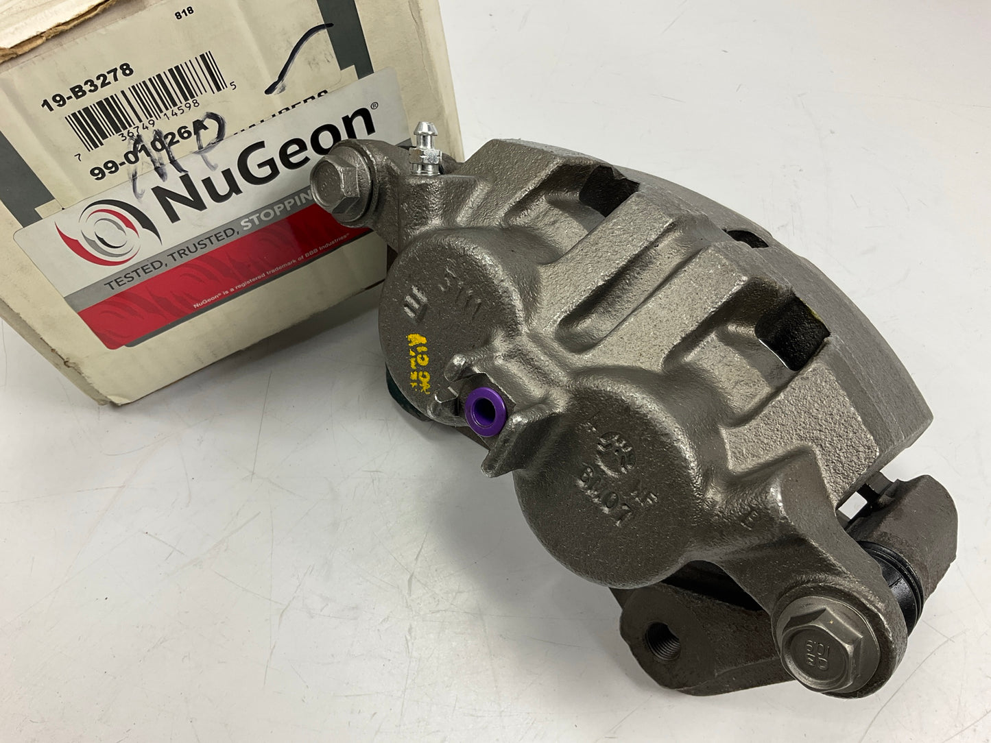 NO HARDWARE - REMAN. Nugeon 99-01026A Front Left Brake Caliper