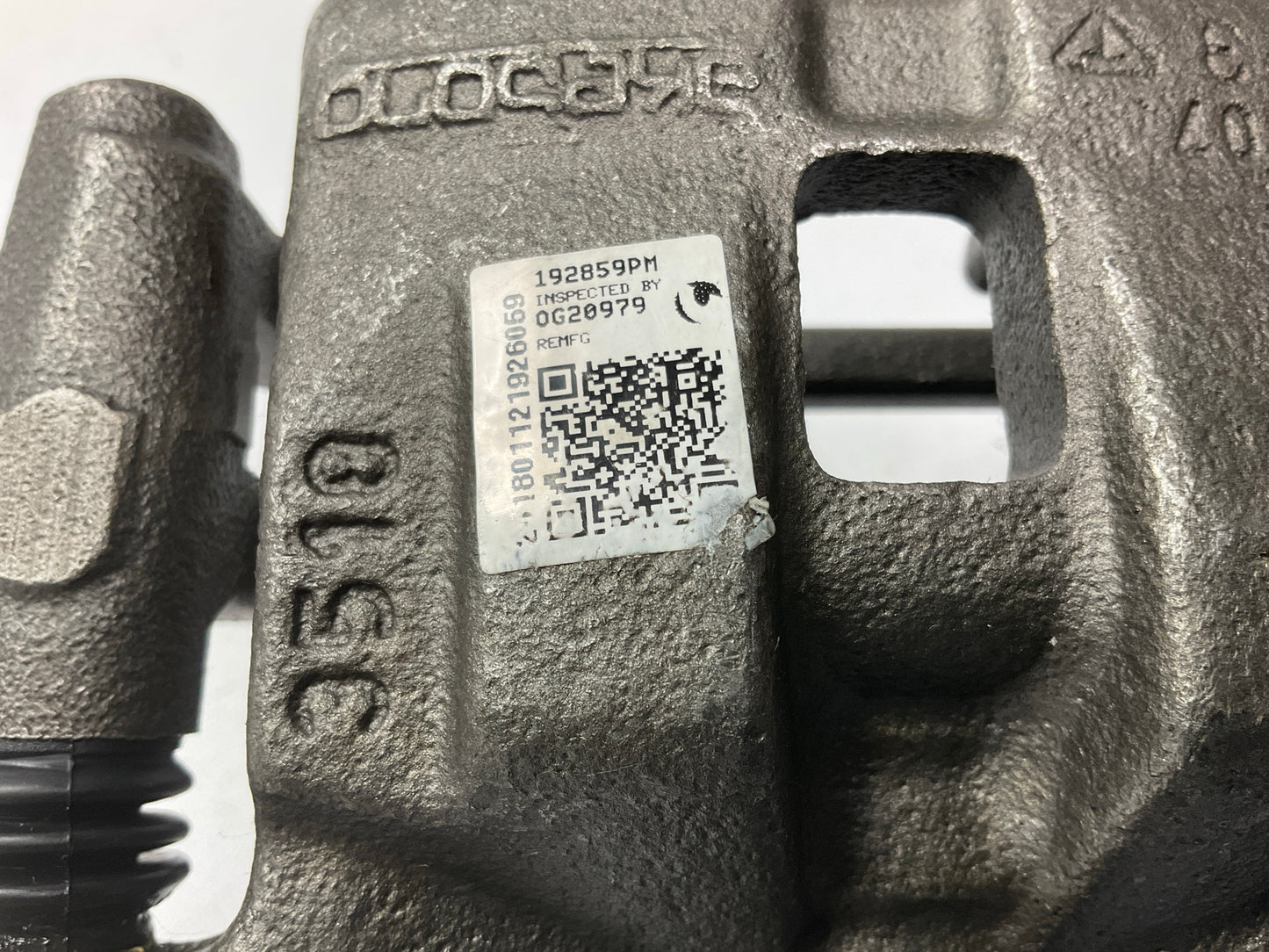 NO HARDWARE & BRACKET REMAN. Nugeon 99-01163B Rear Right Brake Caliper