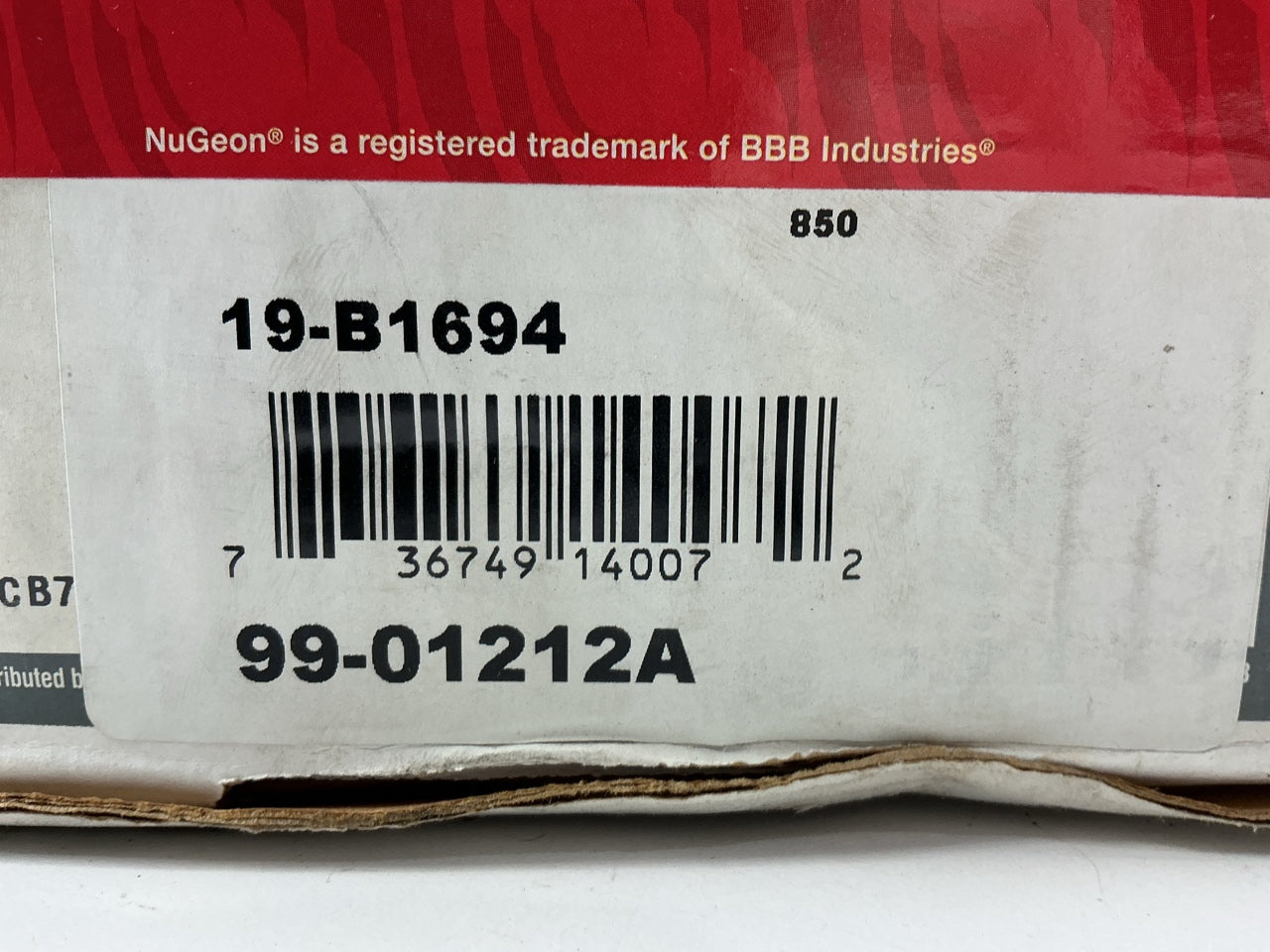 Reman - Nugeon 99-01212A Front Left Disc Brake Caliper W/O Abutment Clips
