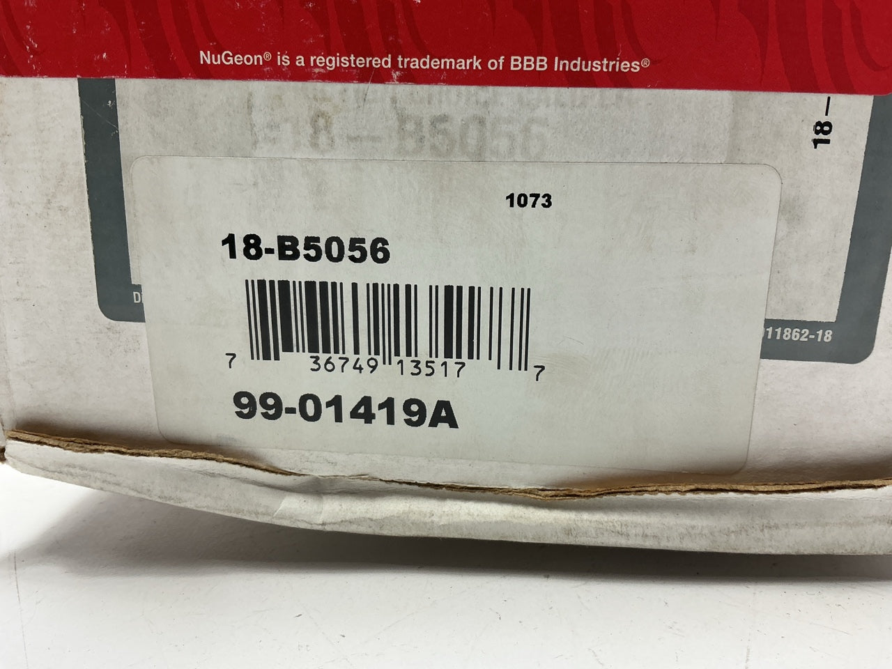 Nugeon 99-01419A Front Left Disc Brake Caliper W/O Abutment Clips - REMAN