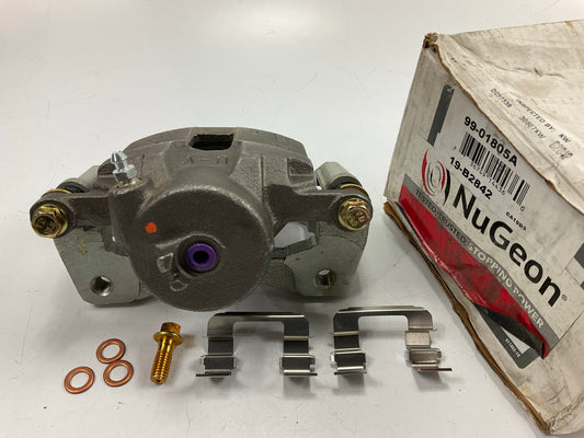 REMAN. Nugeon 99-01805A Front Left Disc Brake Caliper For 1999-02 Daewoo Leganza