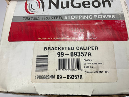 Comes As Shown REMAN. Nugeon 99-09357A Rear Right Brake Caliper