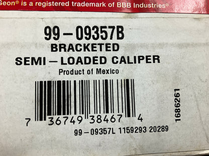 REMAN. Nugeon 99-09357B Rear Left Disc Brake Caliper