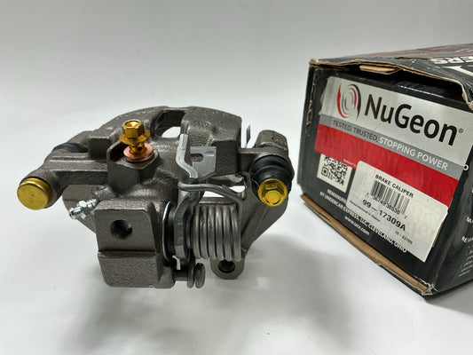 NO BRACKET - REMAN. Nugeon 99-17309A Rear Left Drivers Side Disc Brake Caliper