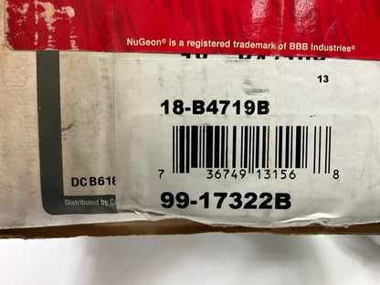 MISSING PARKING BRACKET - REMAN. Nugeon 99-17322B Rear Right Brake Caliper