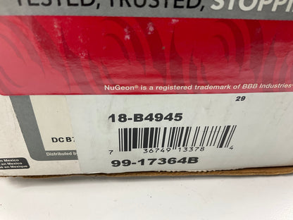 NO HARDWARE - REMAN. Nugeon 99-17364B Rear Right Brake Caliper